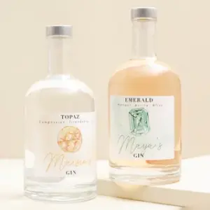 Personalised 500ml Birthstone Gin