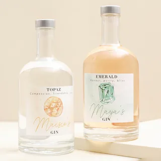 Personalised 500ml Birthstone Gin