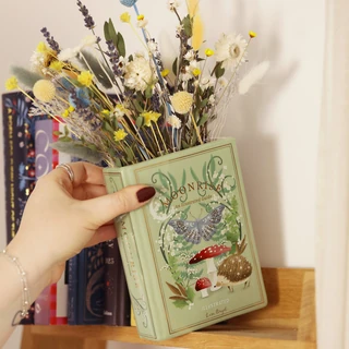 Personalised Ceramic Moonrise Woodland Book Vase