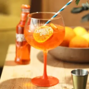 Personalised Name Aperitivo Spritz Balloon Glass