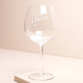 Personalised Name Balloon Gin Glass