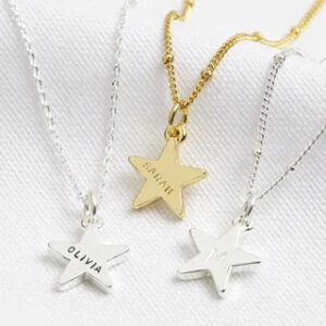 Personalised Star Charm Necklace