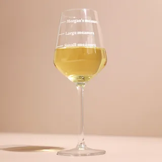 Personalised Your Measure Wine Glass